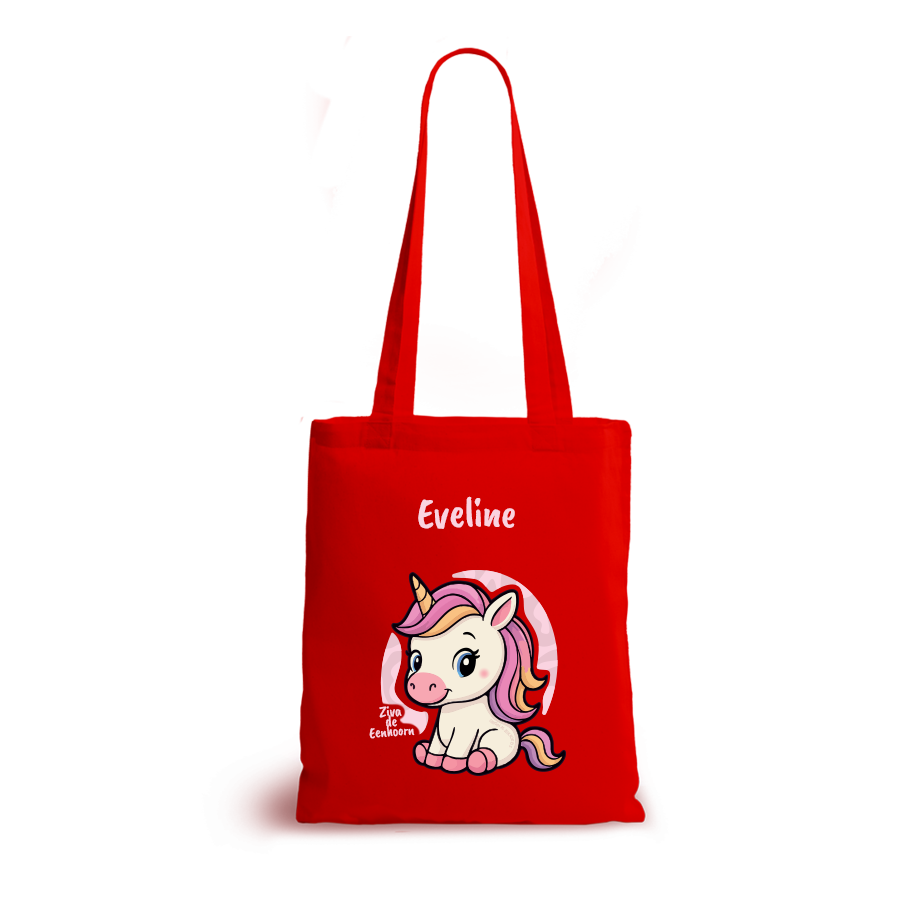 Ziva de Eenhoorn | tote bag | gepersonaliseerd met naam - Afbeelding 13