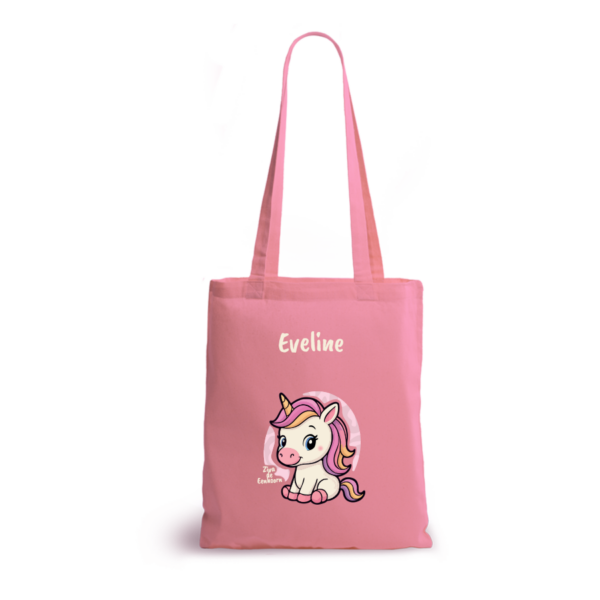 Ziva de Eenhoorn | tote bag | gepersonaliseerd met naam