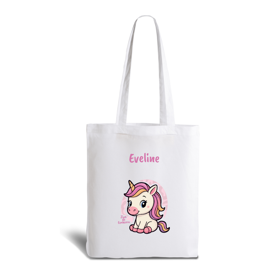 Ziva de Eenhoorn | tote bag | gepersonaliseerd met naam - Afbeelding 15