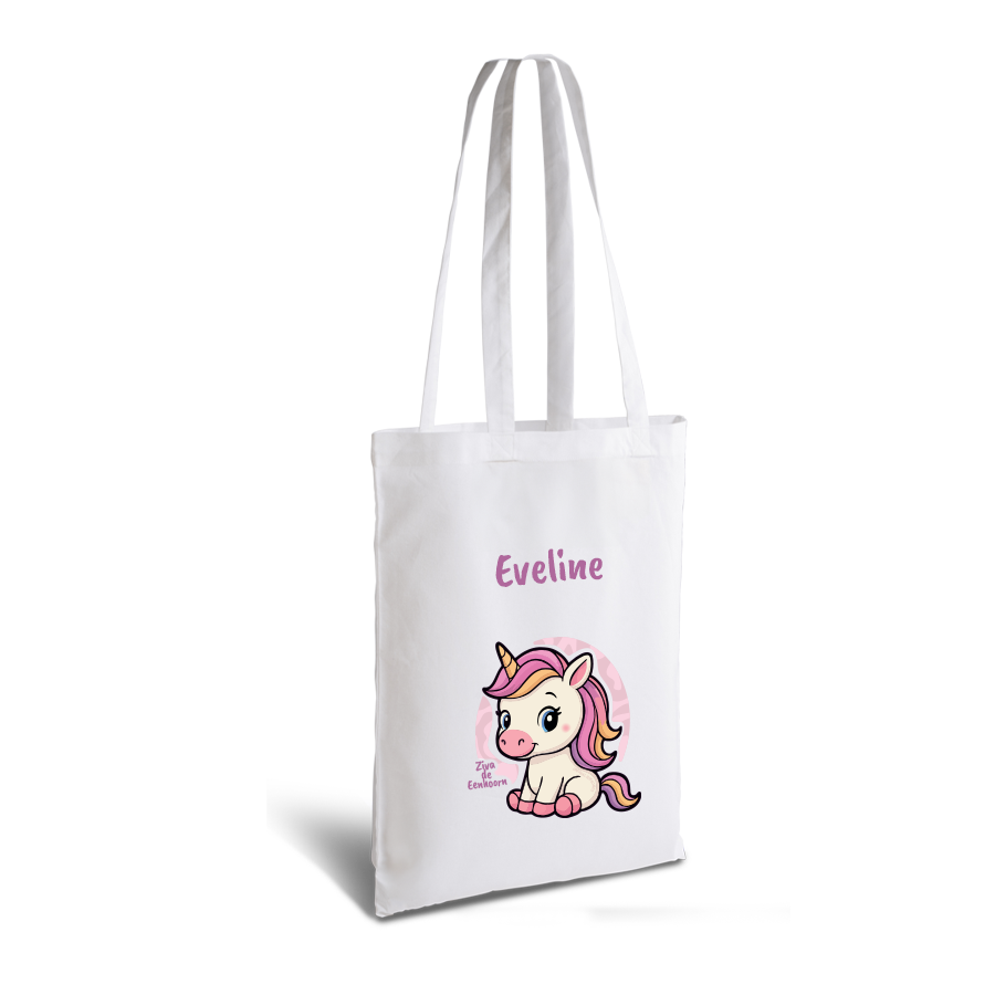 Ziva de Eenhoorn | tote bag | gepersonaliseerd met naam - Afbeelding 16