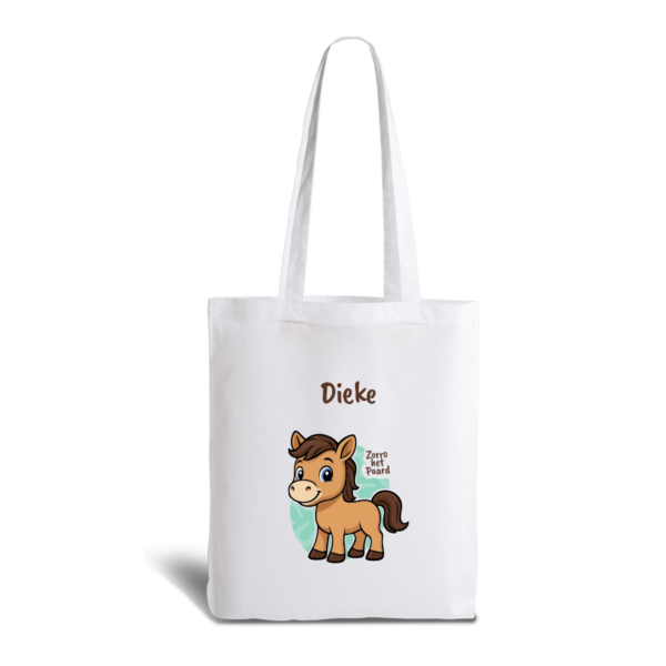 Zorro het Paard | tote bag | gepersonaliseerd met naam