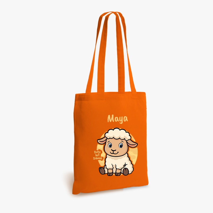 Dotje het Schaap | tote bag | gepersonaliseerd met naam - Afbeelding 4