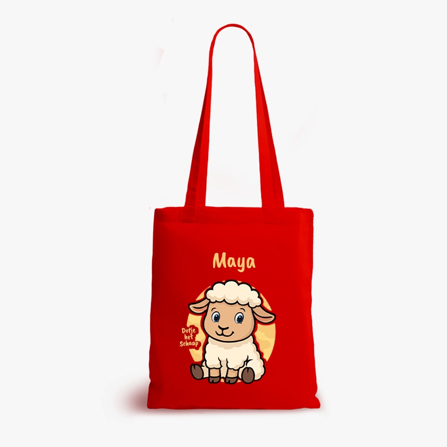 Dotje het Schaap | tote bag | gepersonaliseerd met naam - Afbeelding 6