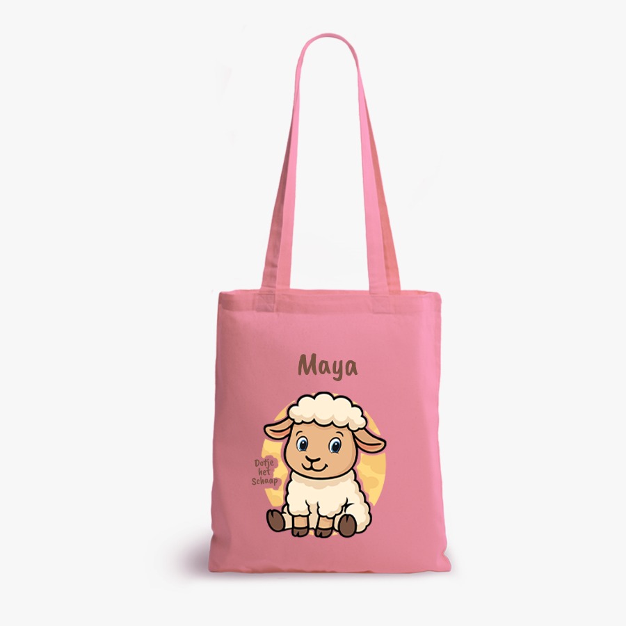 Dotje het Schaap | tote bag | gepersonaliseerd met naam - Afbeelding 5