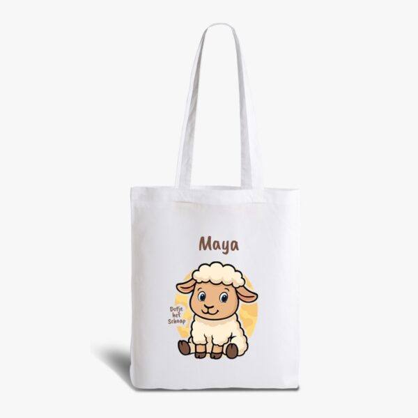Dotje het Schaap | tote bag | gepersonaliseerd met naam