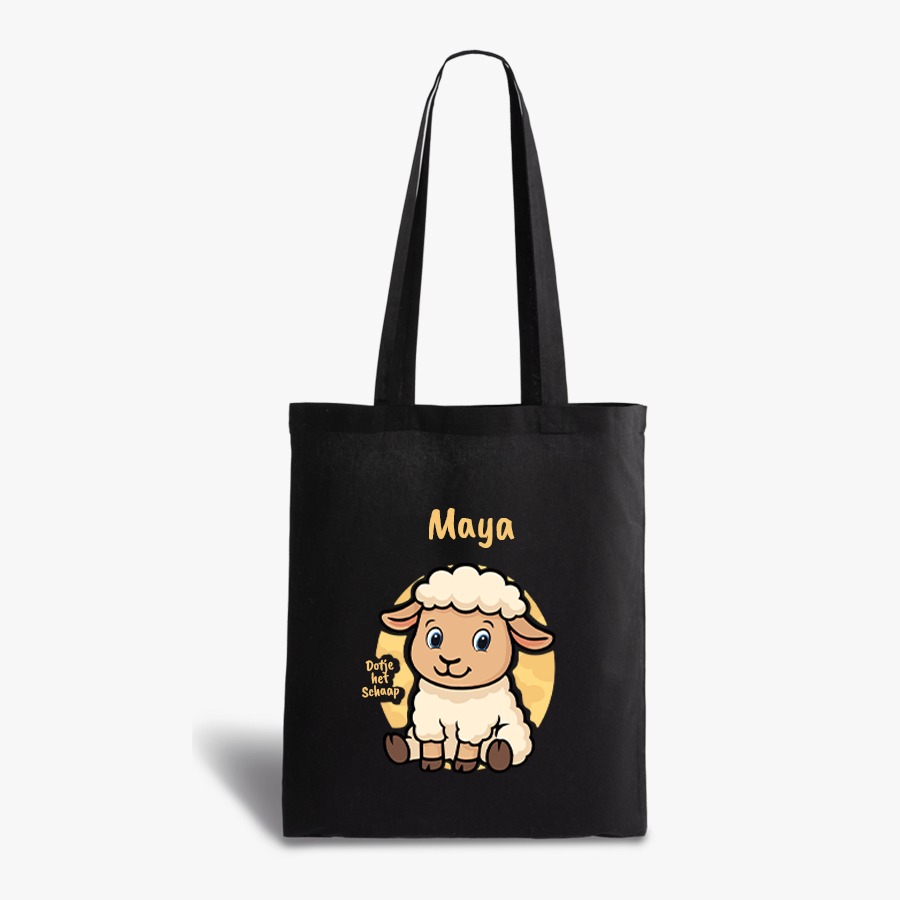 Dotje het Schaap | tote bag | gepersonaliseerd met naam - Afbeelding 2